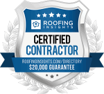 JRC is a Roofing Insights Certified Contractor